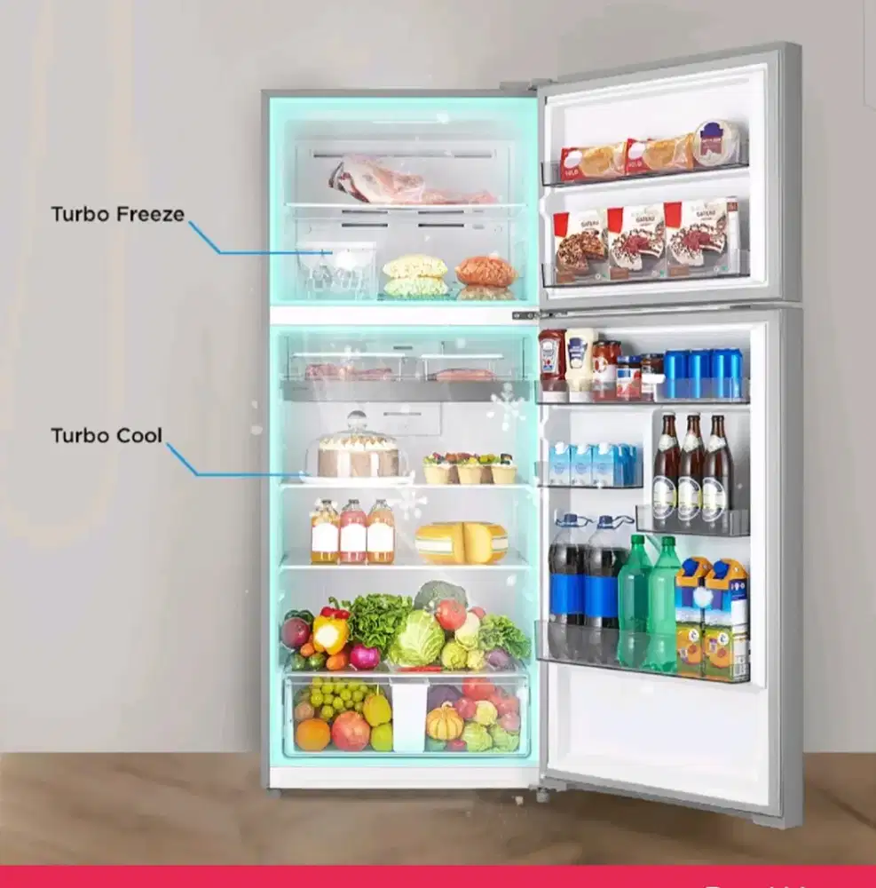 Kulkas midea 2 pintu