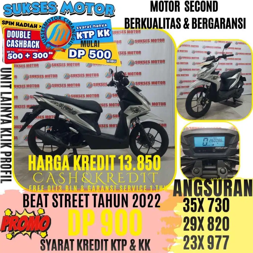 BEAT STREET TAHUN 2022 BERGARANSI CASHBACK UPTO 3OORBUAN
