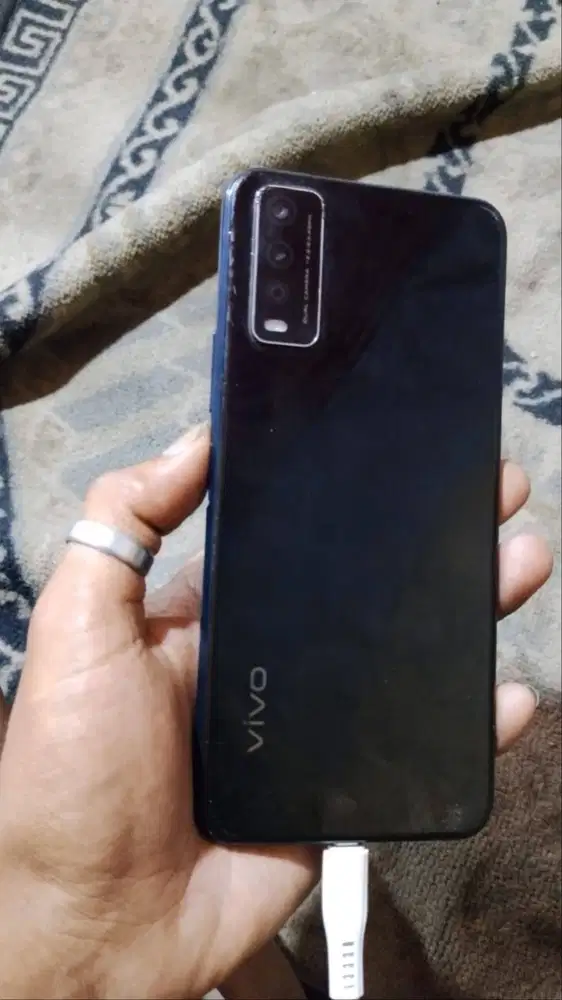 Hp Vivo Y12s Minus Camera Depan Kotor,Sama Layar Retak TPI Aman