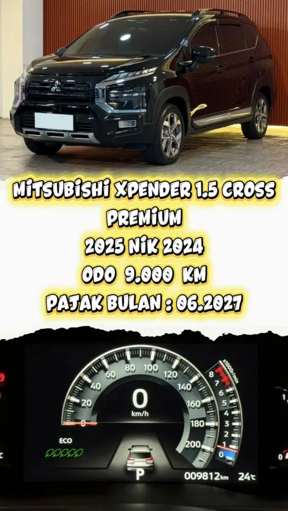 [ ODO 9.000 KM ] XPENDER 1.5 CROSS PREMIUM PLUS AT 2025 NIK 2024