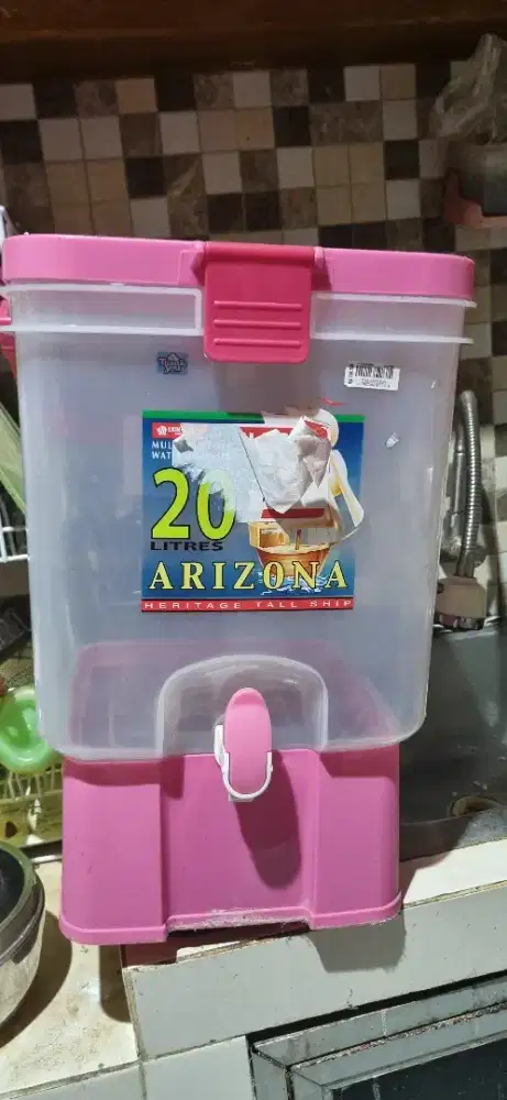 Jumbo arizona drink jar dispenser tempat air minum