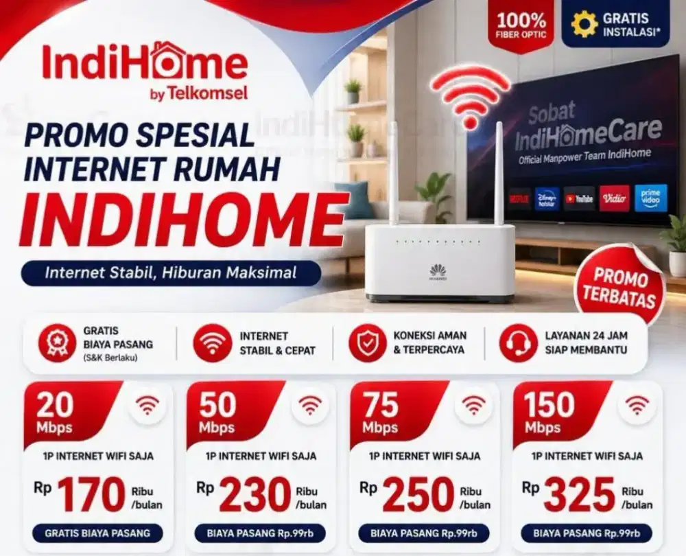PROMO PASANG BARU WIFI INDIHOME