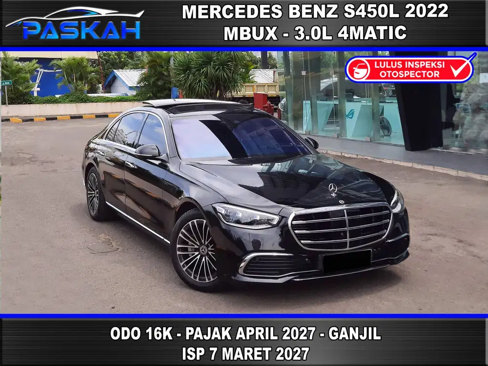 S 450 Luxury 2022 S450L 2022 S450 2022 TAX APRIL 2027 Bunga 4% Odo 16k