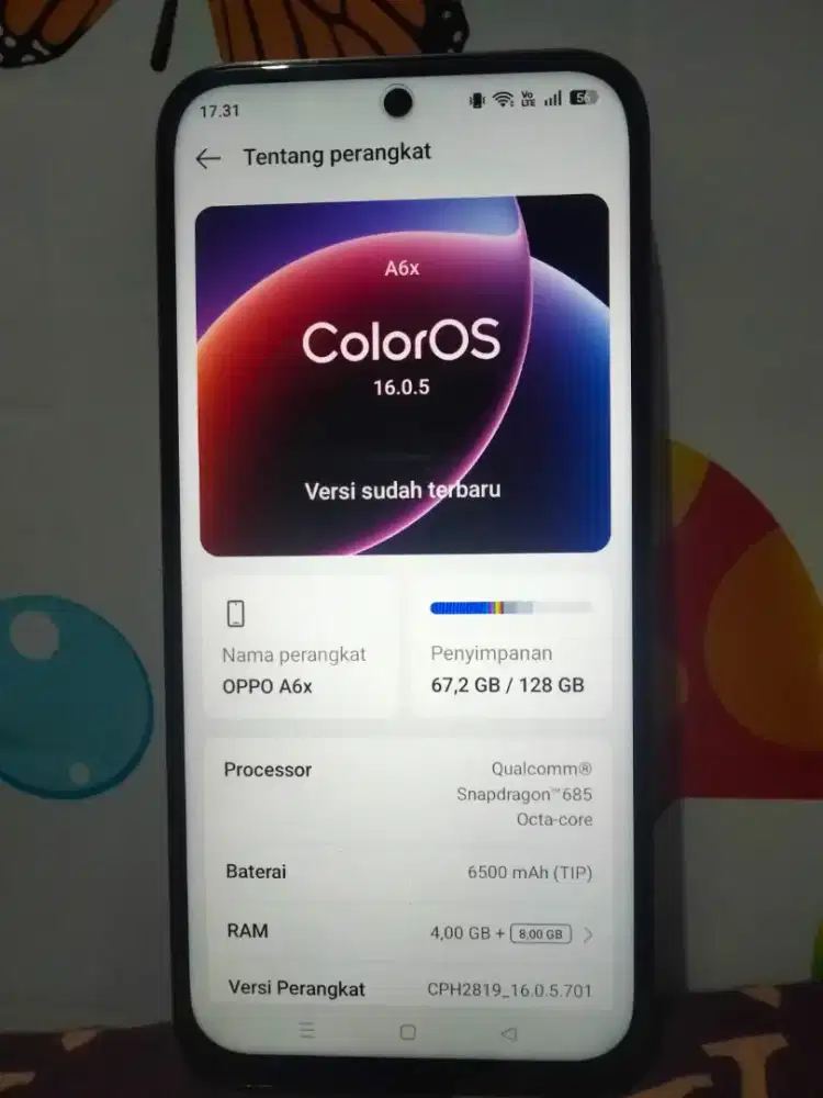 Oppo A6X 4+8/128