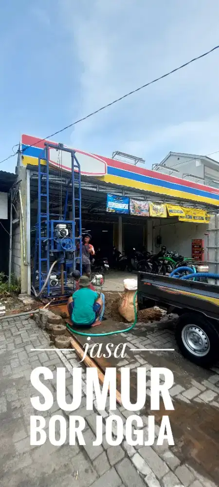 SERVICE SERVIS POMPA AIR 24 JAM SUMUR BOR JOGJA SUNTIK GALI  SEDOT WC