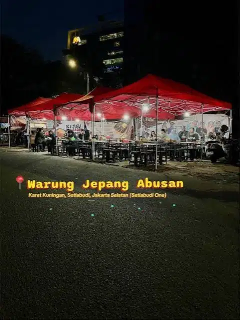 Pekerja Warung Makan Jepang Tendaan