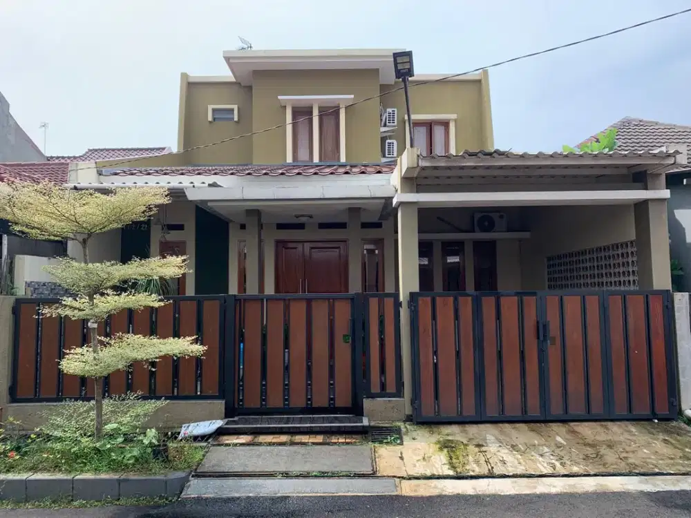 RUMAH MINIMALIS 2 LANTAI SIAP HUNI DI VILLA PAMULANG , PONDOK BENDA TANGSEL