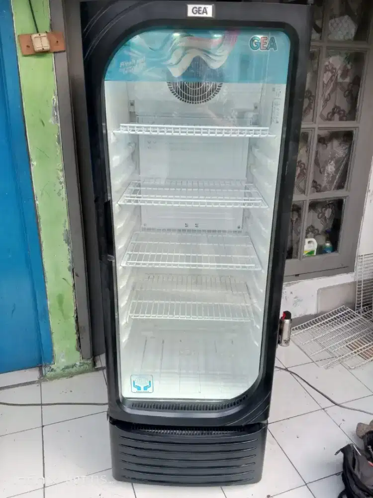 Jual bu kulkas pendingin minuman ukuran 4 rak tanggung normal