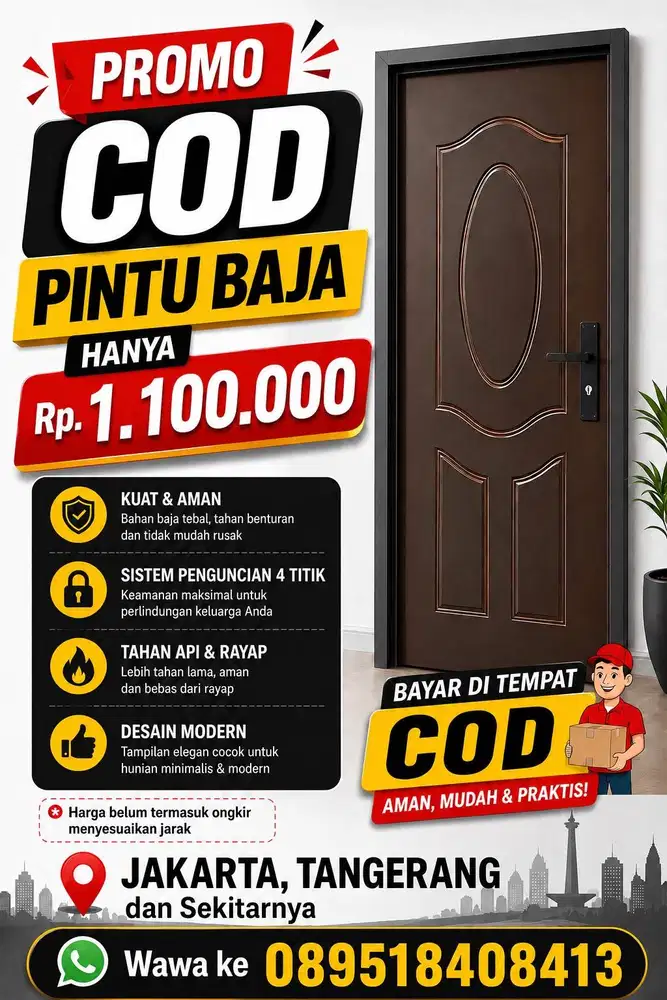 Shinka Global Solution Pintu Plat Baja ZY 0307