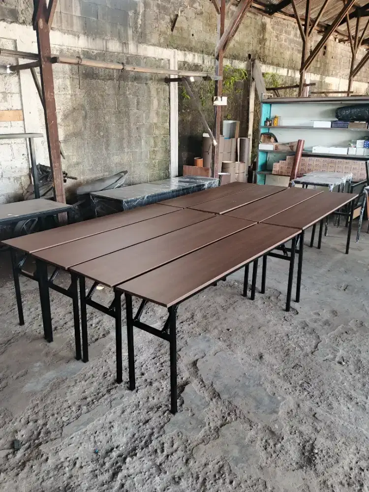 Meja Lipat IBM pegas Kokoh & Kuat 180×40
