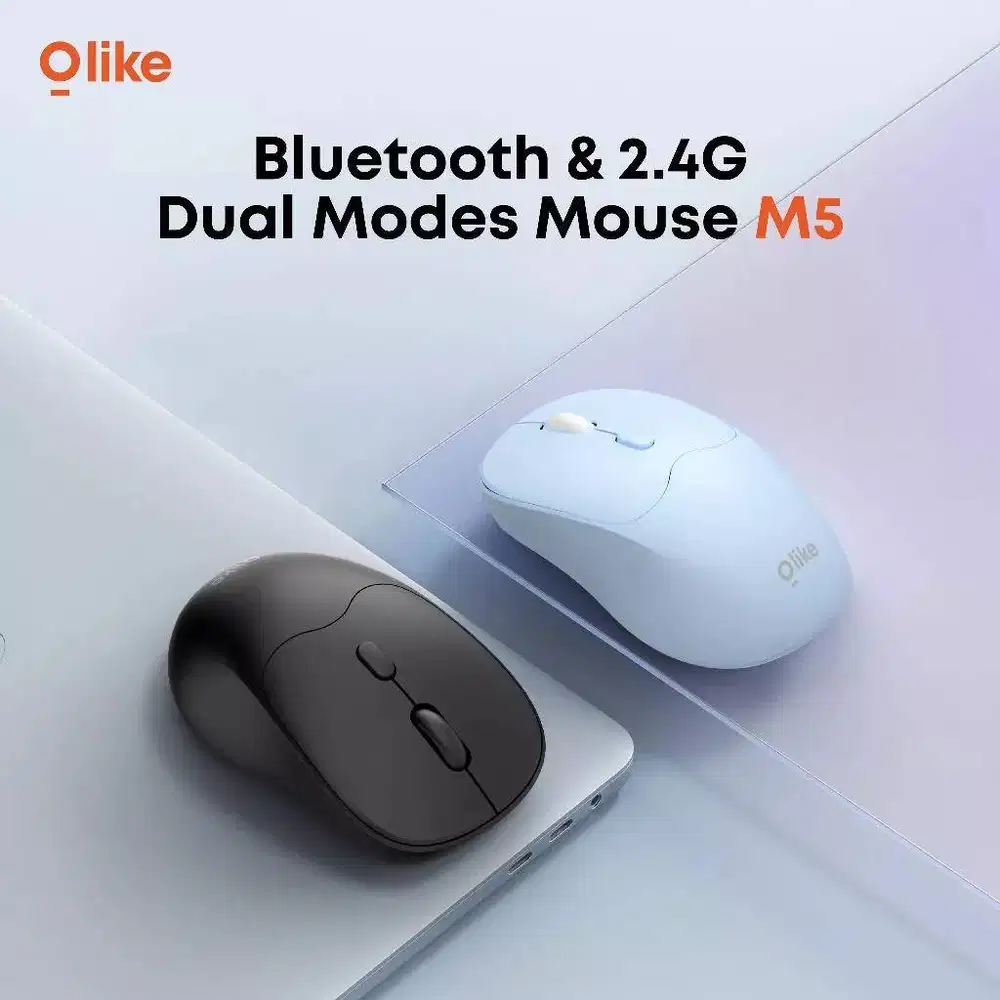 Mouse Wireless OLIKE M5 Dual Modes 2.4g & Bluetooth