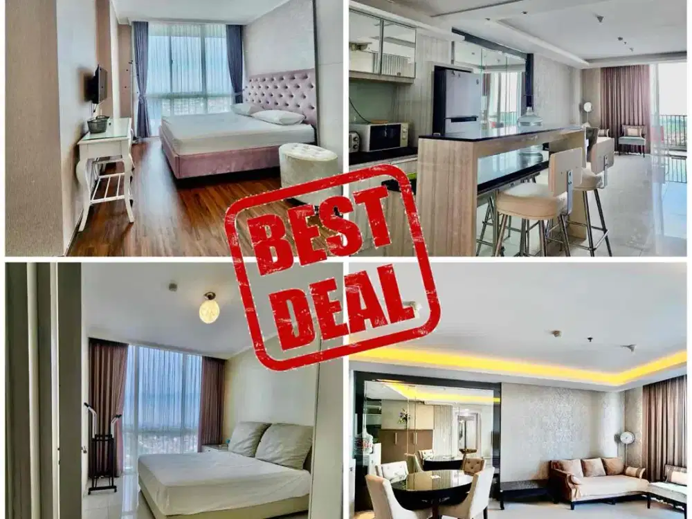 Best Deal, Apartemen Via 2 BR Furnish - Balkon , vue voila