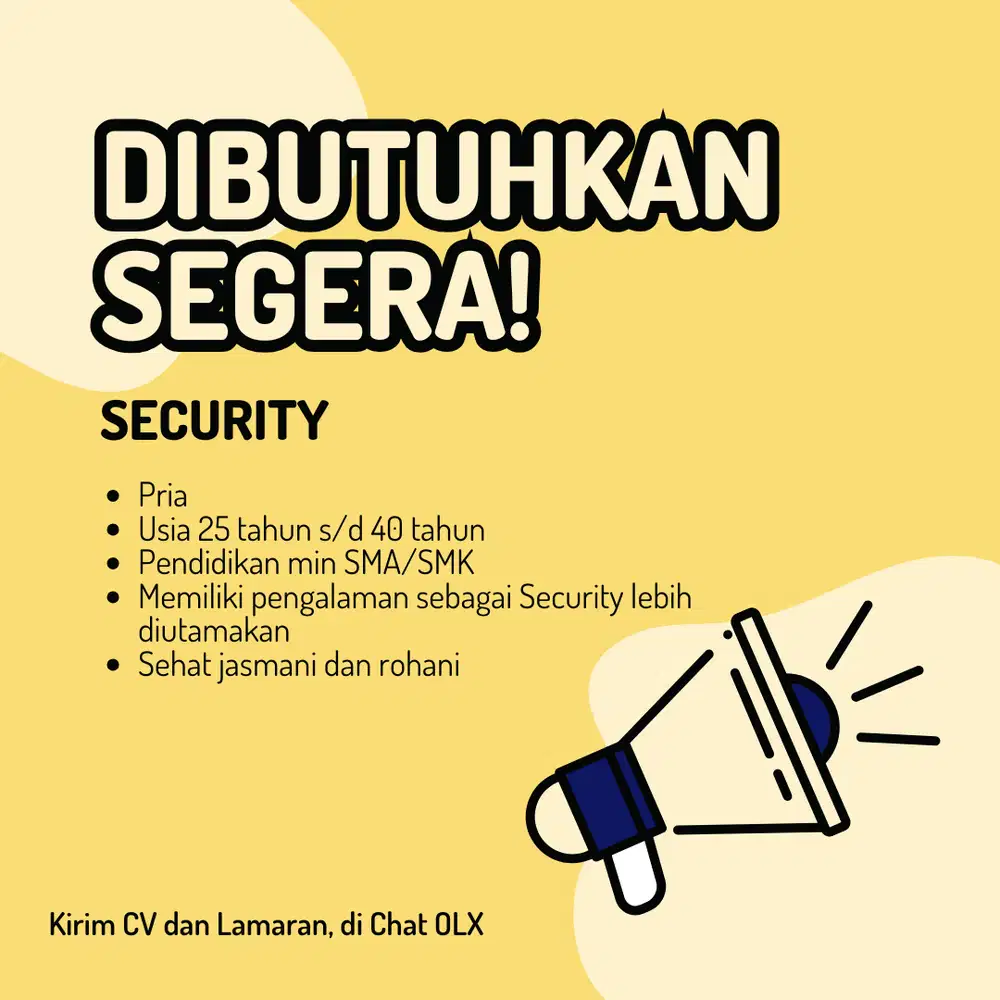 LOWONGAN SECURITY