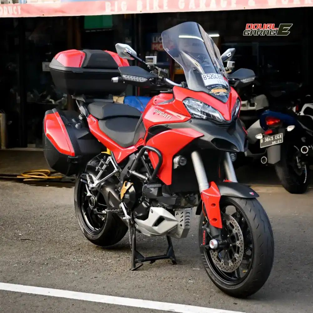 DUCATI MULTISTRADA 1200S MERAH SKYHOOK 2015 SIAP TOURING