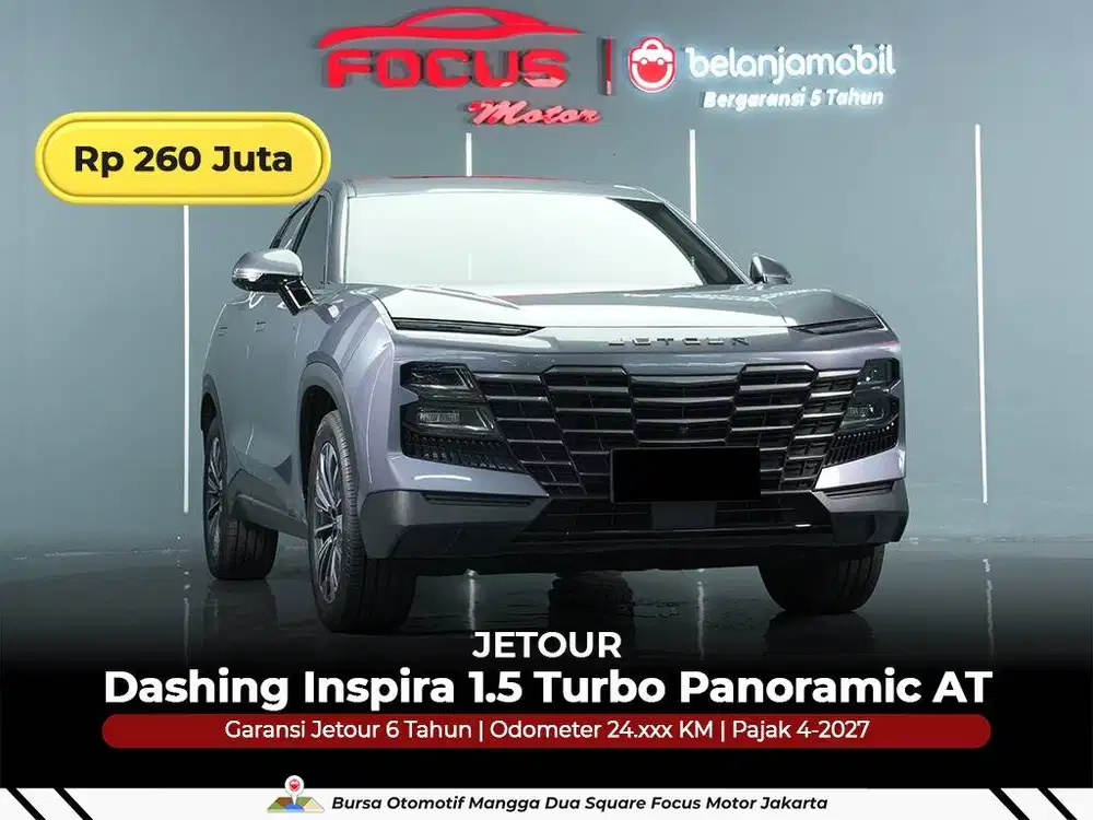 [GARANSI 5TH] Jetour Dashing Inspira 1.5 Turbo Panoramic AT 2025/2026