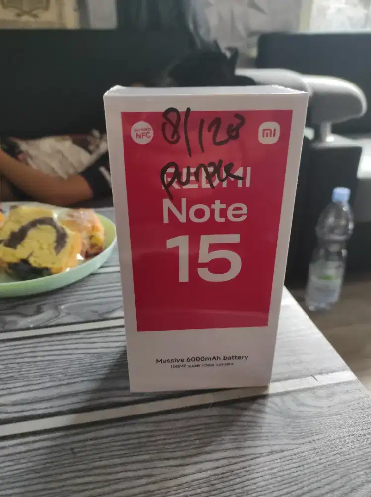 Redmi note 15  8+8/128 new garansi resmi,layar curve kamera joss 108mp
