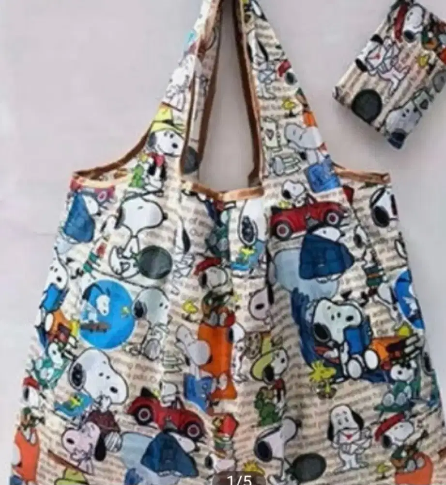 Jual Tas Belanja lipat lucu banyak motif