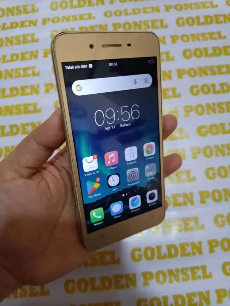 Vivo Y53-4G Lte.Facelock.Ram 2/16.ORI.GOLDEN PONSEL
