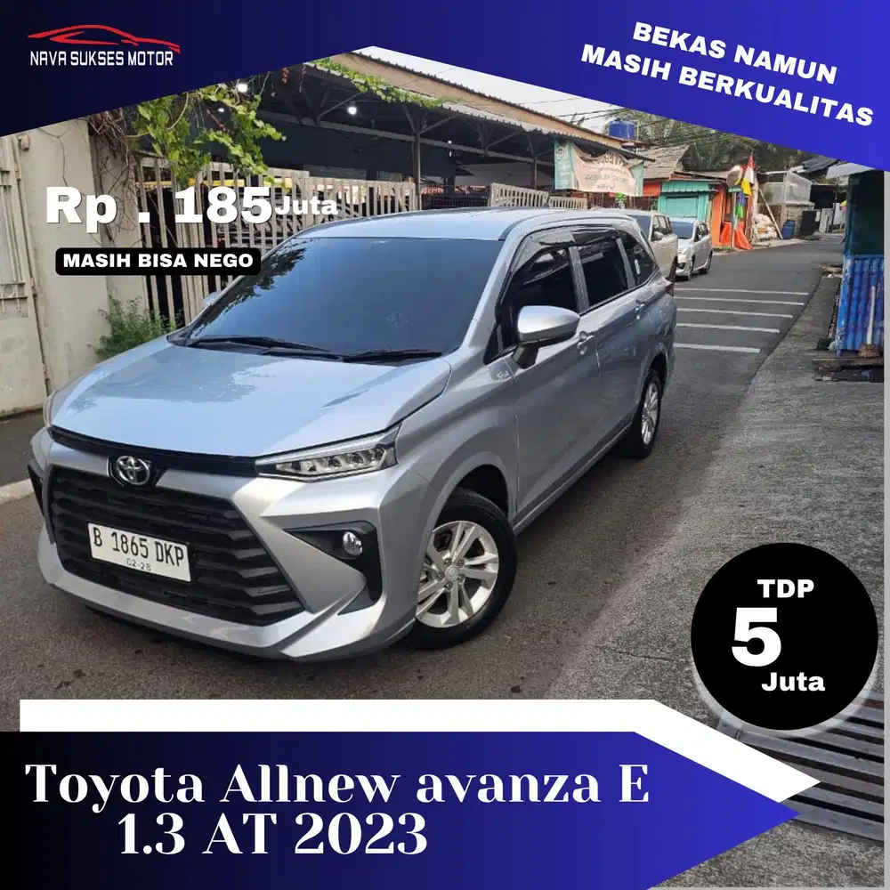 TDP 5 JUTA * AVANZA E AT 2023 *