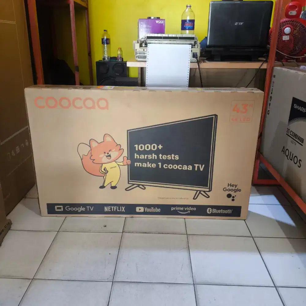 COOCAA GOOGLE TV 43 PROMO TERBATAS 4K UHD