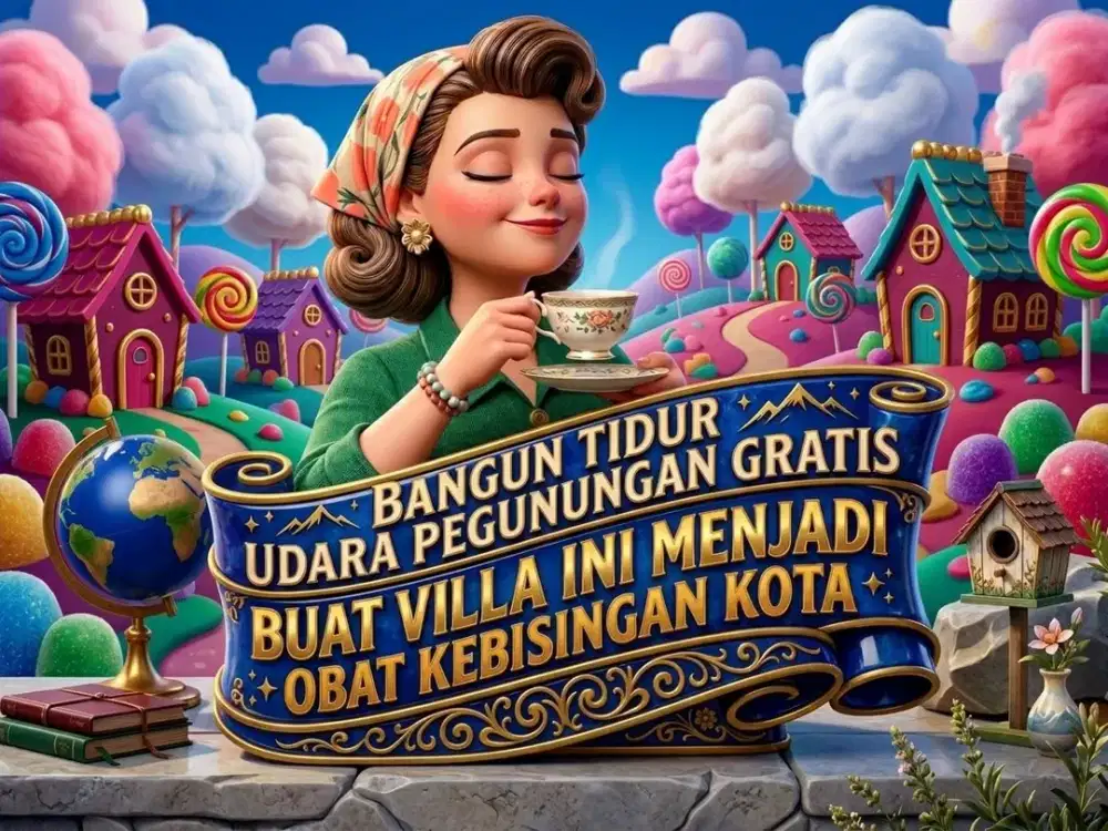JUAL VILLA DI VILLA ISTANA BUNGA, KOLMAS, CIHANJUANG, BANDUNG BARAT.