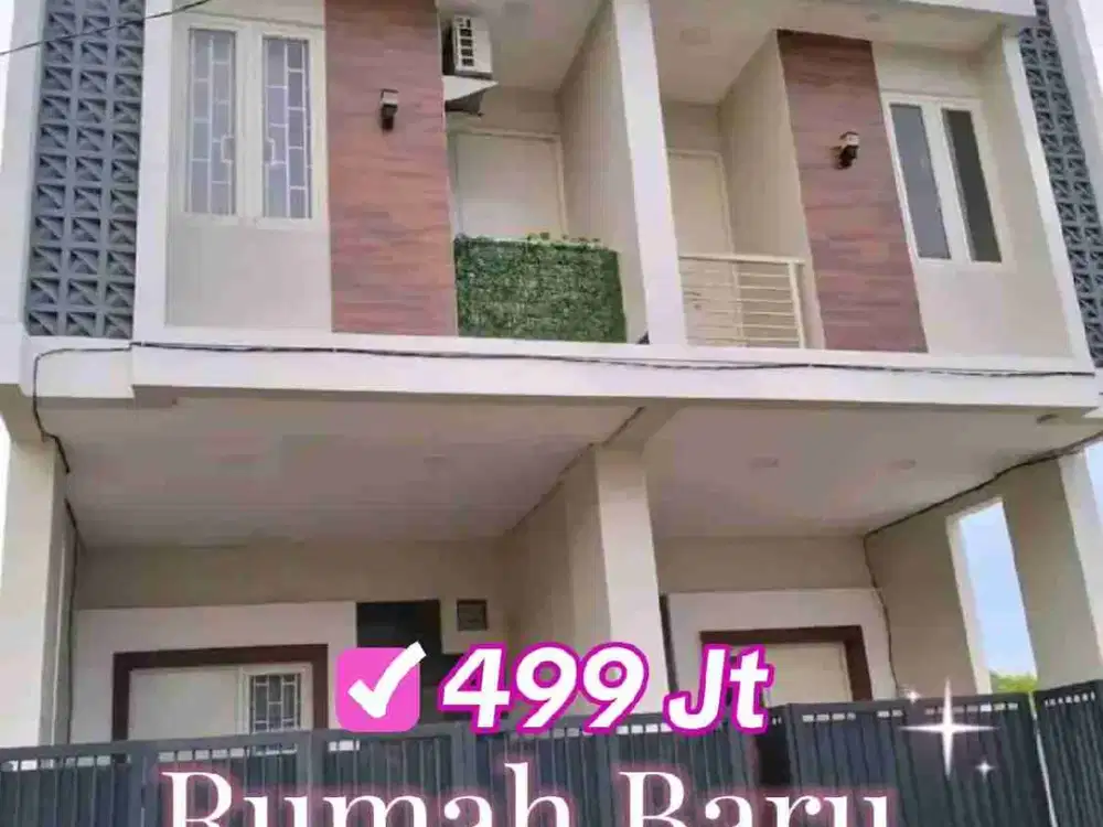 Jual Rumah Baru Minimalis 2Lt Siap Huni Murah di Wisma Tirto Agung Surabaya