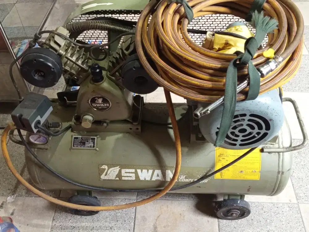 Dijual kompresor 2 silinder angin listrik