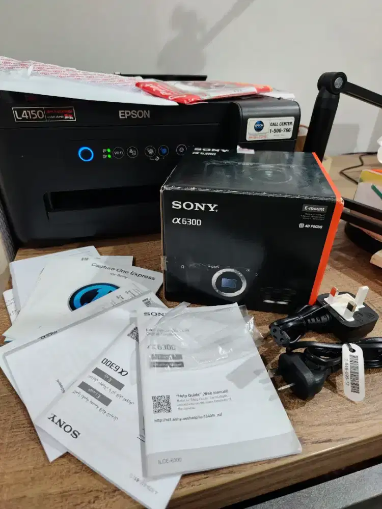 Box Camera Sony A6300 dan Adaptor