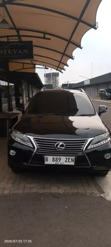 Lexus Rx270 CBU Japan Full Option Black 2013 Head Up Display Mulus