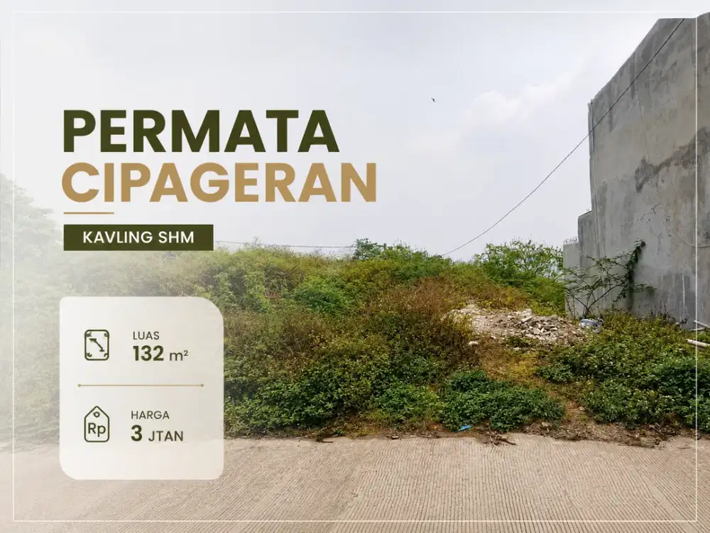 Dijual Tanah di Cimahi Utara - Lokasi Strategis