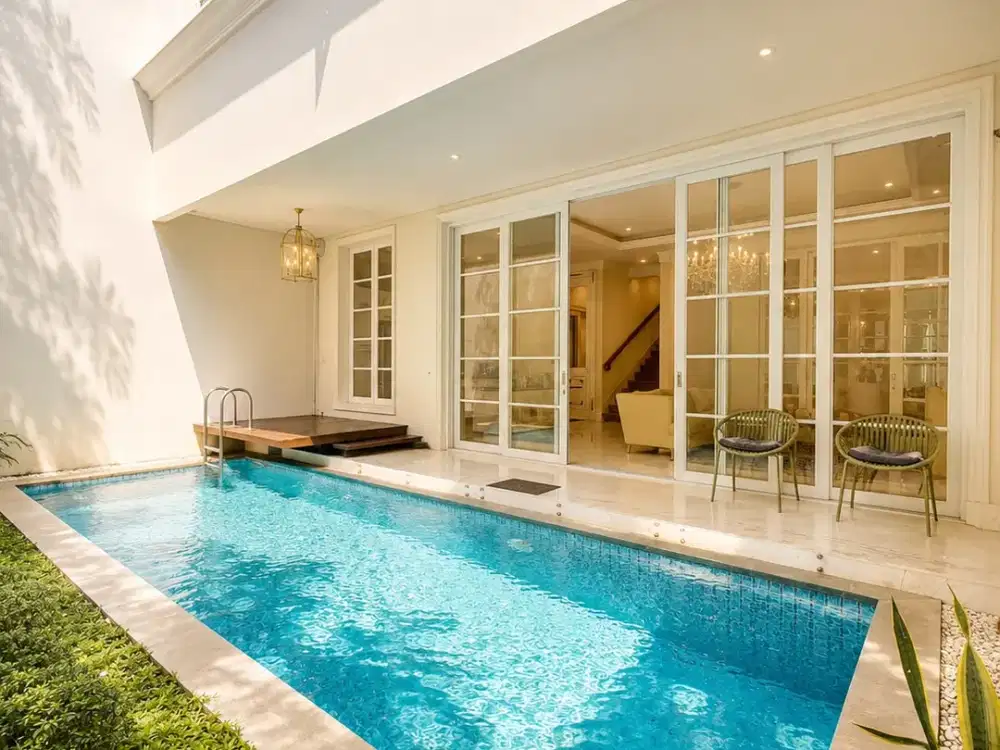 RUMAH DISEWAKAN FULLY FURNISHED  DI BANGKA, KEMANG, JAKARTA SELATAN