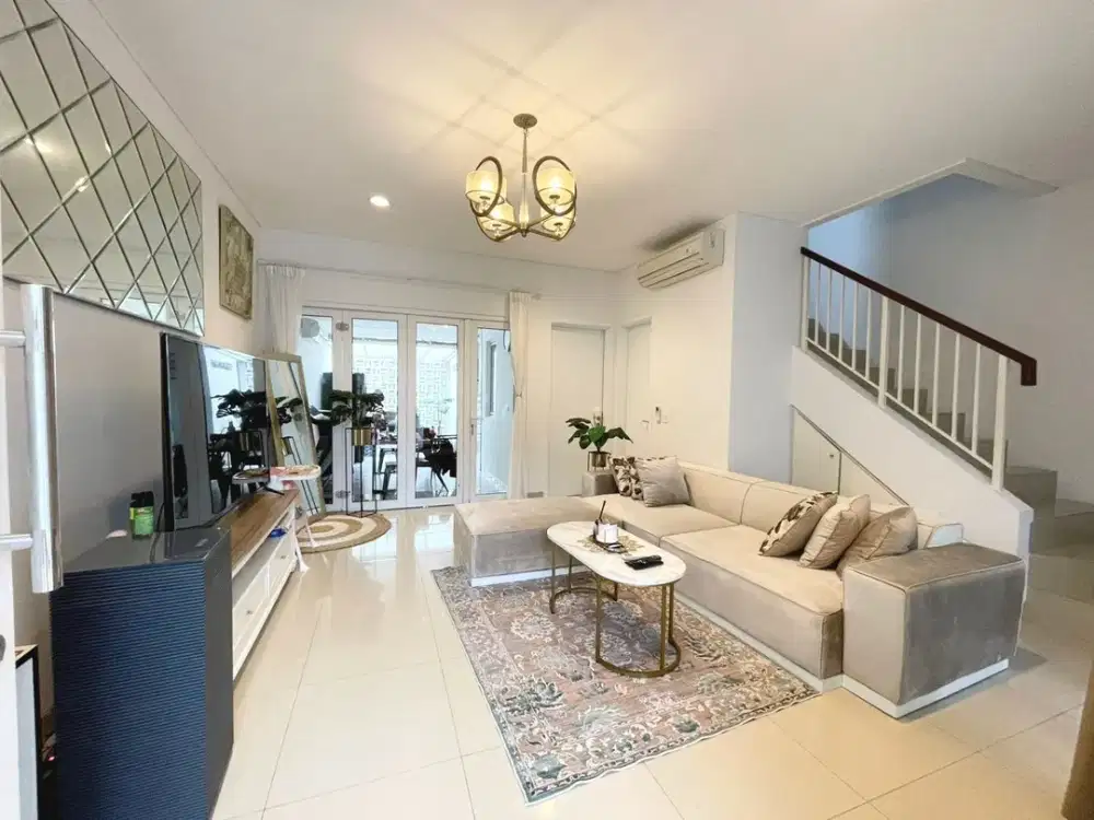 Dijual Rumah BSD Savia Visana Semi Furnish Cantik