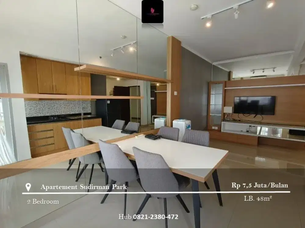 Disewakan Apartement Sudirman Park Mid Floor 2BR FF