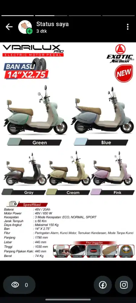 Jual sepeda listrik