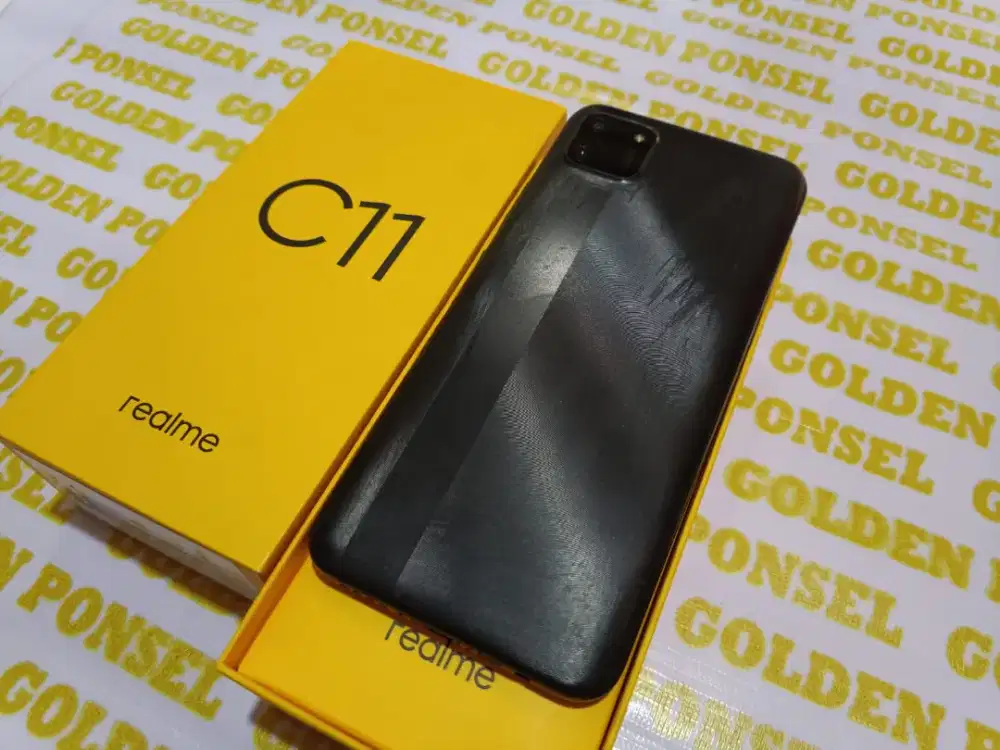 Realme C11-4G.Ram 2/32GB.ORI.GOLDEN PONSEL