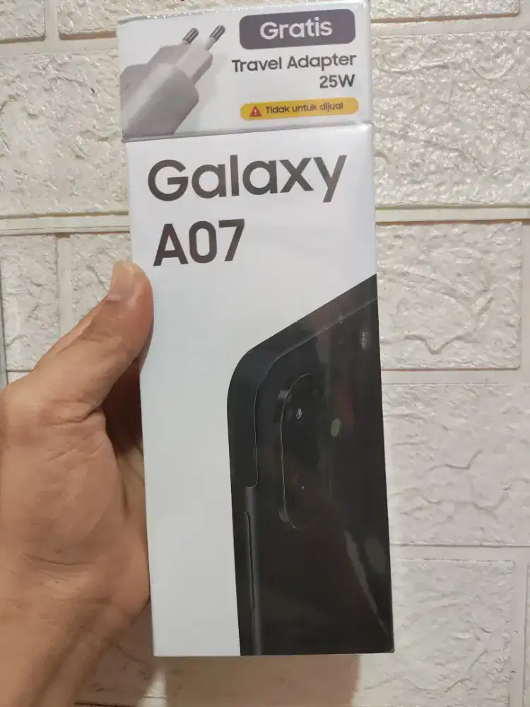 Samsung A07 4/64 prosesor mediatek helio g99 new segel garansi resmi
