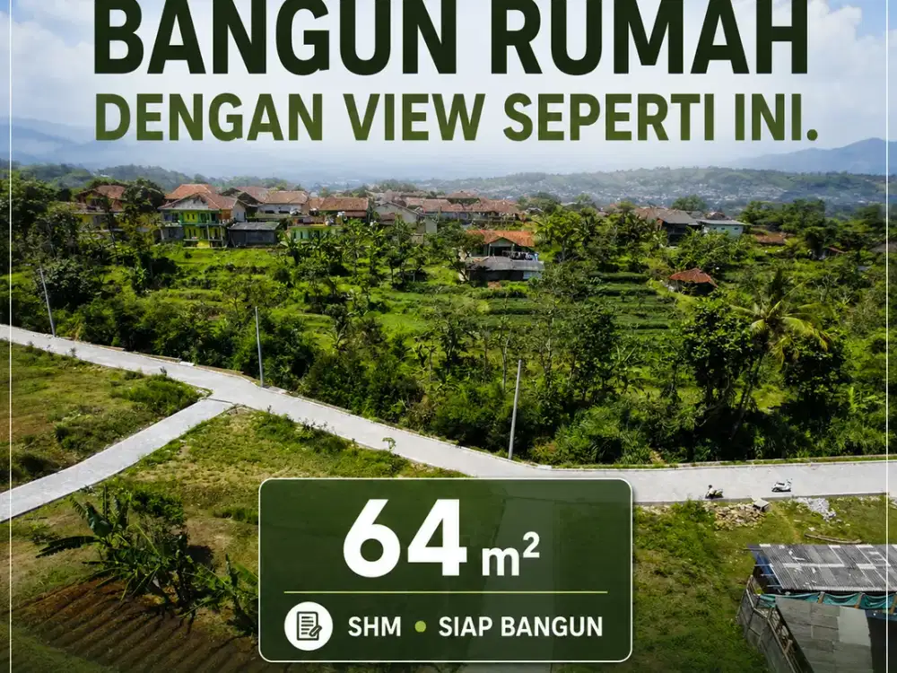TANAH KAVLING DENGAN VIEW INDAH? JATINANGOR HADIR