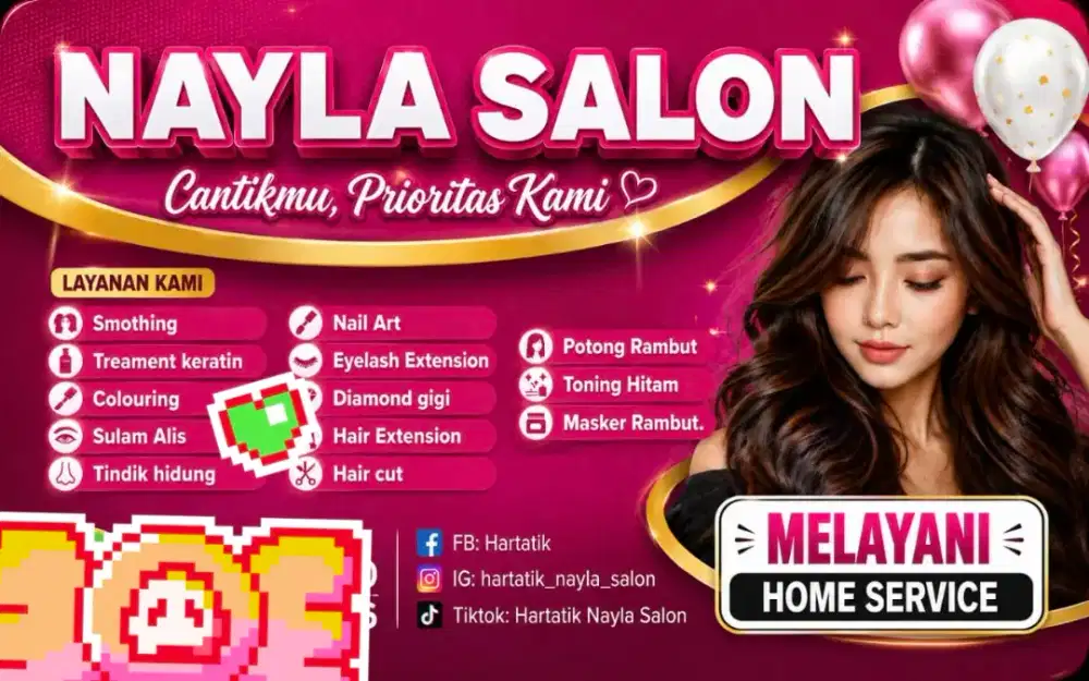 Salon panggilan area bali