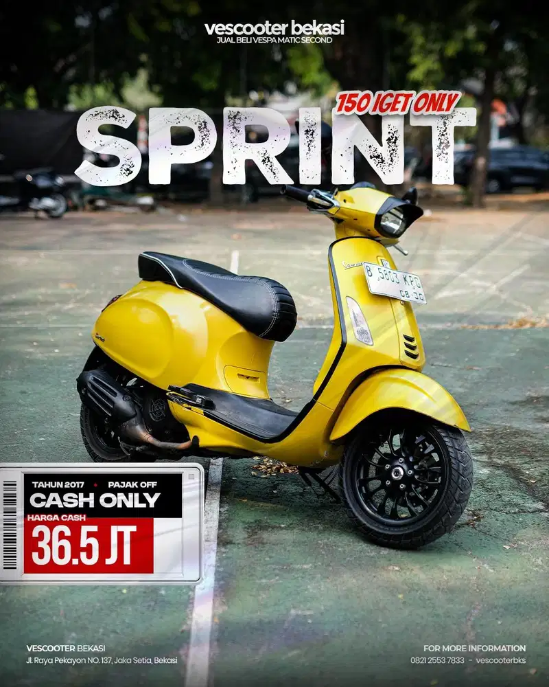 PIAGGIO VESPA MATIC SPRINT 150 IGET SPORT EDITION 2017