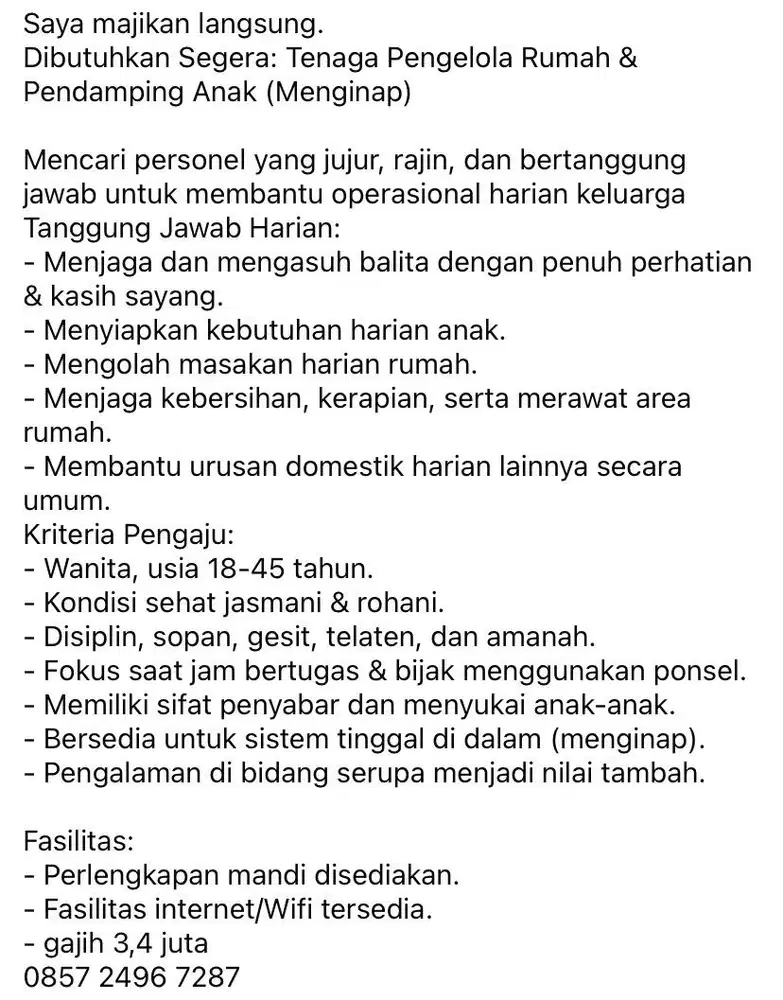 Bebystter terbaru