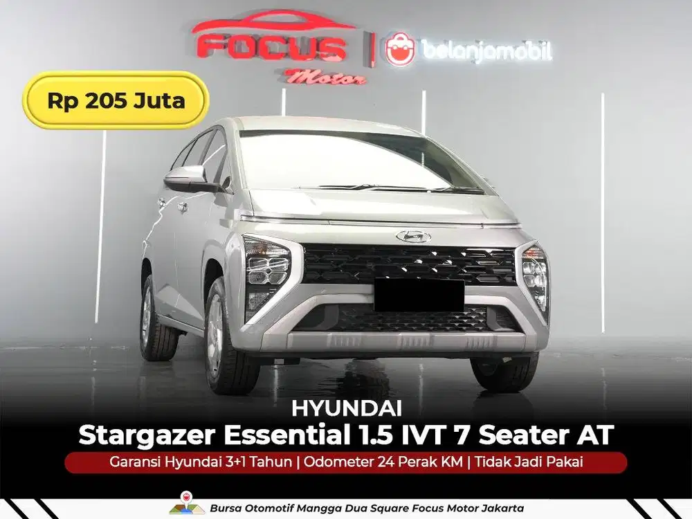 [ KM 24 PERAK ] Hyundai Stargazer Essential 1.5 IVT 7 Seater 2026/2025