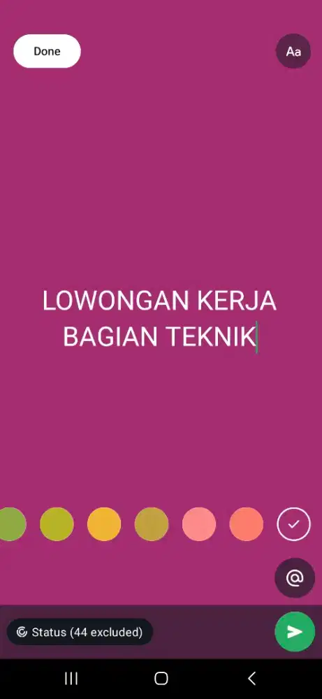 Lowongan kerja bagian teknik dan supir engkel