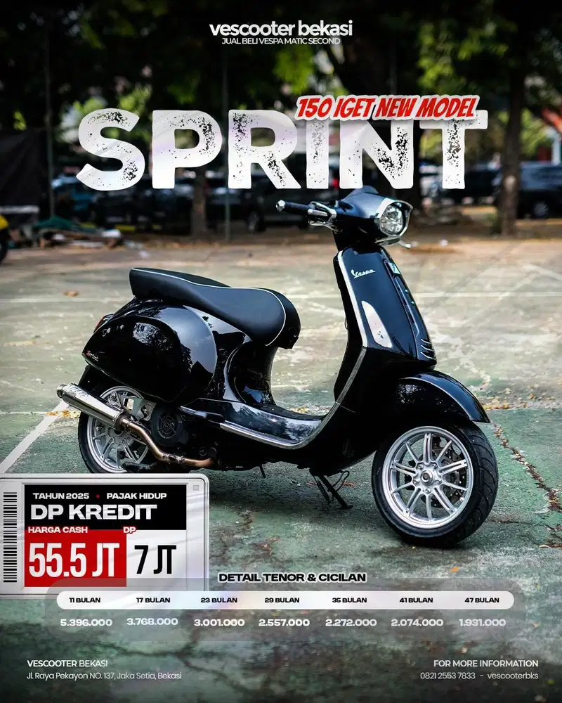 PIAGGIO VESPA MATIC SPRINT 150 IGET ABS FACELIFT 2025