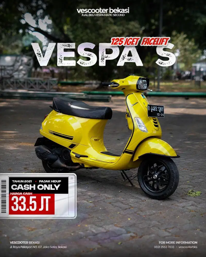 PIAGGIO VESPA MATIC VESPA S 125 IGET FACELIFT 2021