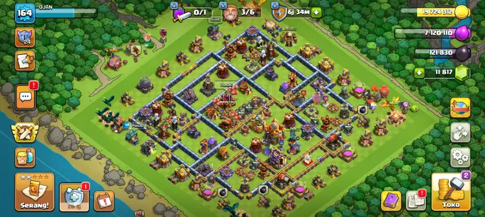 Akun Game COC Town Hall 16 Bogor