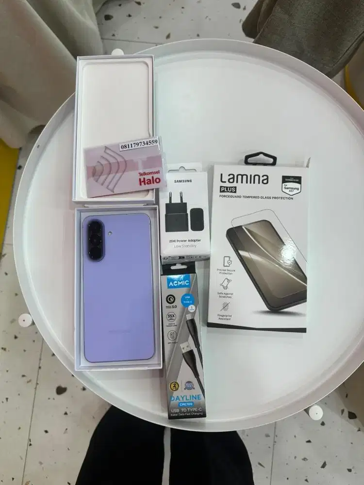 flash sale samsung A57 gratia charger ori dan kuota internet hallo