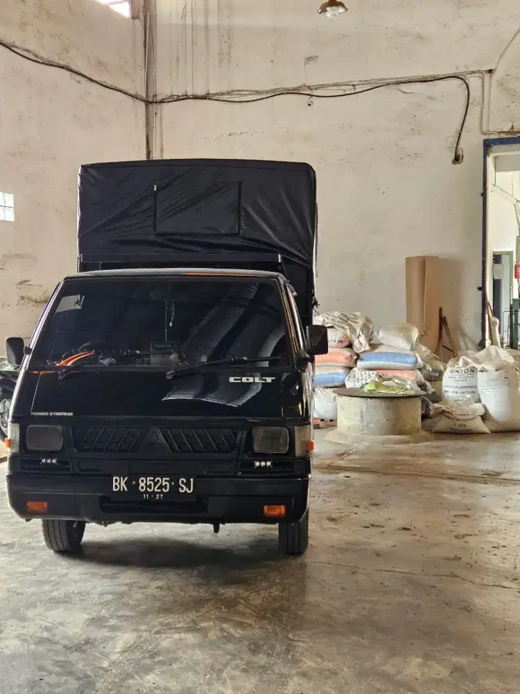 L300 2017 terawat, mulus dan sudah terpal