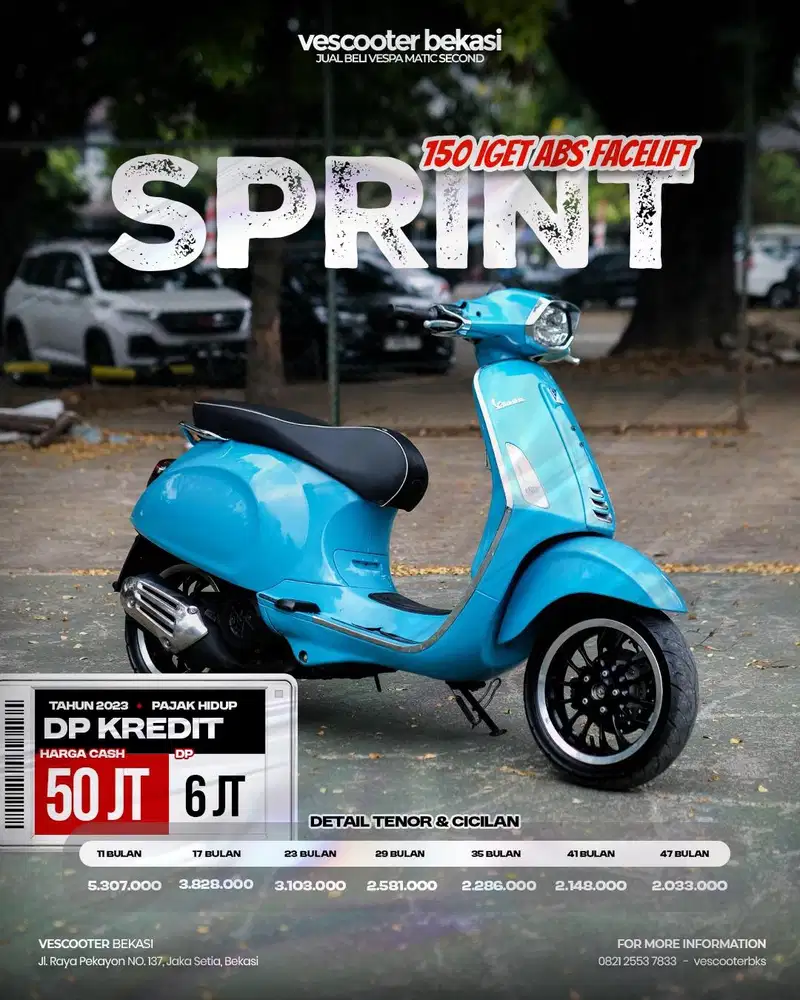PIAGGIO VESPA MATIC SPRINT 150 IGET ABS FACELIFT 2023
