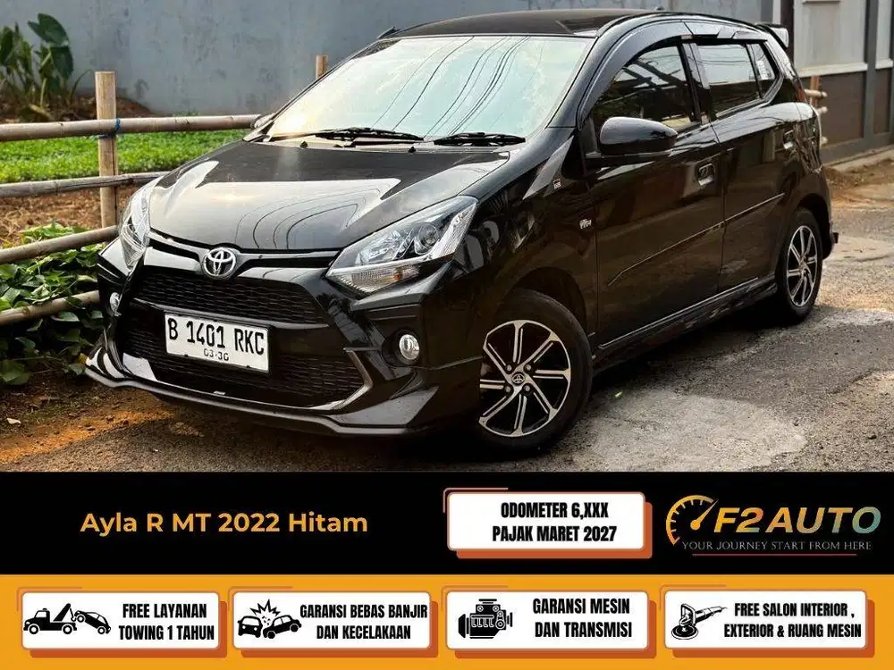 Ayla R MT 2022 Hitam