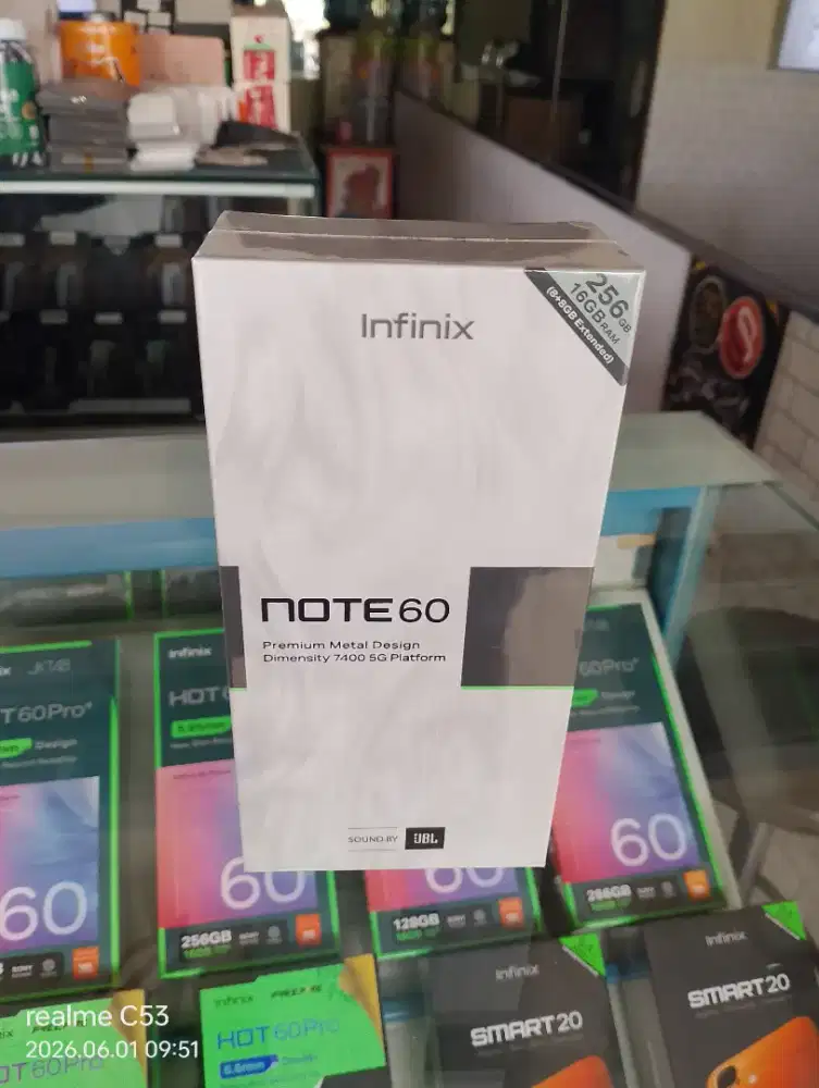 Infinix Note 60 5G 8+8/256 GB Dimensity 7400 Ultimate Garansi Resmi